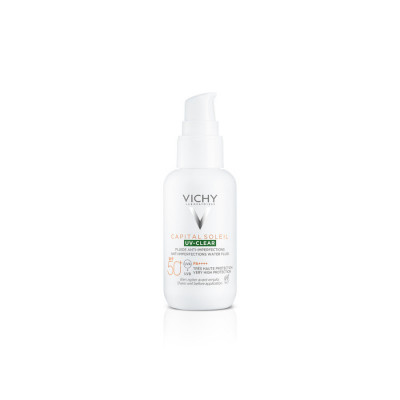 Levně Vichy Capital Soleil UV-CLEAR fluid na ochranu proti slunečnímu záření a nedokonalostem pleti SPF50+ 40ml
