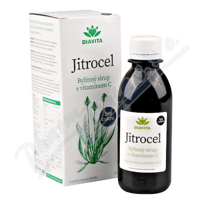 Levně Jitrocel bylinný sirup bez cukru DIAVITA 225g
