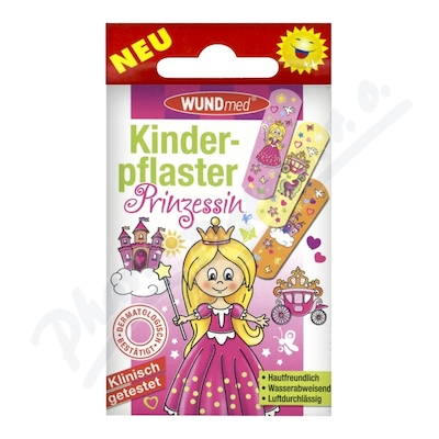 Levně WUNDmed náplast dětská GIRLS Princezny 10ks