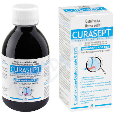 Levně CURASEPT ADS 212 ústní voda 0.12%CHX 200ml