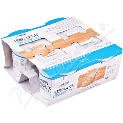 Levně Resource Dessert 2.0 broskev por.sol.4x125g