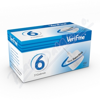 Levně Jehly VERIFINE6 31G 0.25x6mm 100 ks