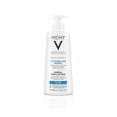 Levně Vichy Pureté Thermale Minerální micelární mléko pro suchou pleť 400 ml