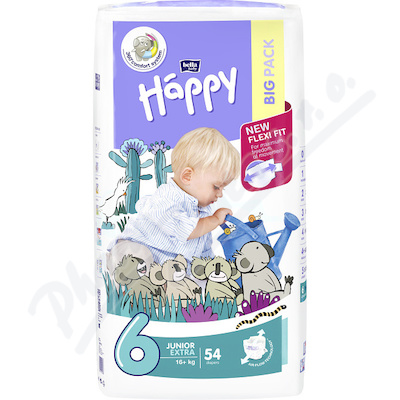 Levně Happy Junior extra dětské pleny 54ks