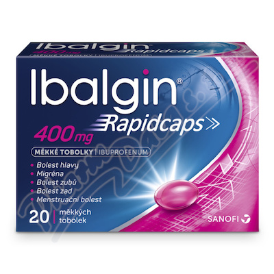 Levně Ibalgin Rapidcaps 400mg cps.mol.20