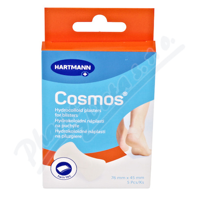 Levně COSMOS náplast Na puchýře pat.TwinTec 45x76mm 5ks