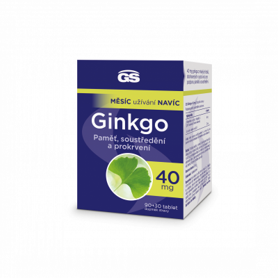 Levně GS Ginkgo 40+Gotu kola tbl.80+40