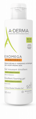Levně A-DERMA Exomega CONTROL Zvláč.pěnivý gel 500ml