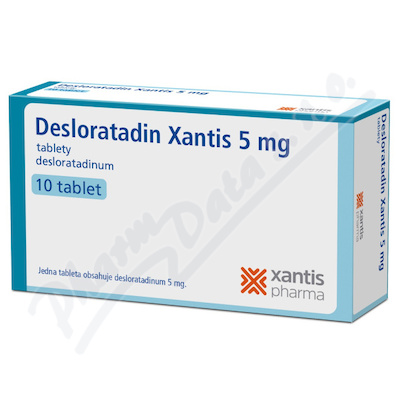 Levně Desloratadin Xantis 5mg tbl.nob.10