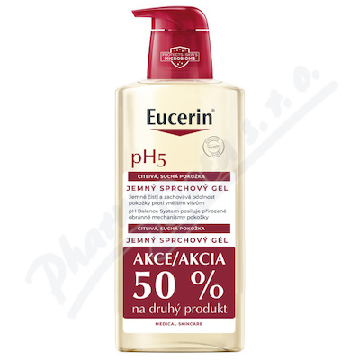 Levně EUCERIN pH5 sprchový gel 2x400ml PROMO2023