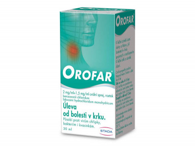 Levně Orofar 2mg/ml, 1.5mg/ml ústní sprej 30ml