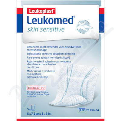 Levně Leukomed Skin Sensitive 5x7.2cm 5ks netk.krytí
