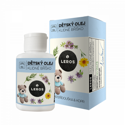 Levně LEROS Dětský olej klidné bříško 60ml