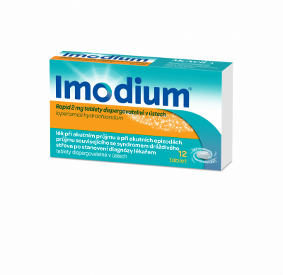 Levně Imodium Rapid 2mg 12 dispergovatelných tablet