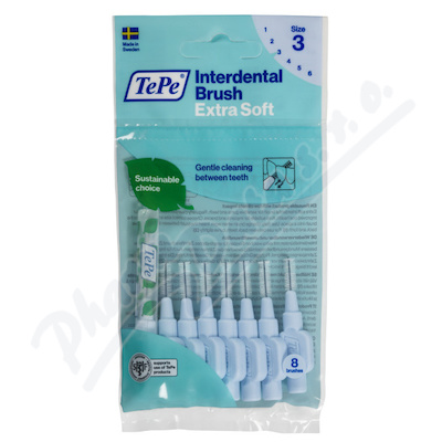 Levně TePe meziz.kart.ExtraSoft size 3 Modré 8ks 122245