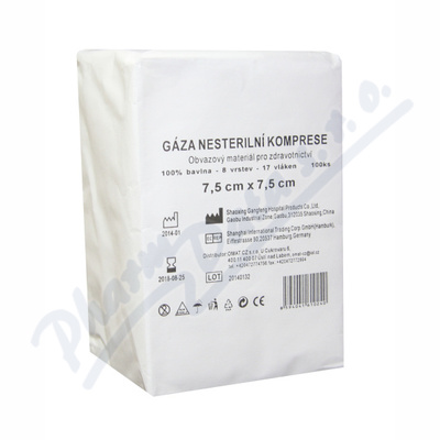 Levně Gáza kompr.nester.7.5x7.5/100ks CJZ