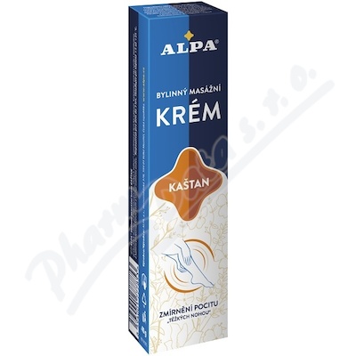 Levně Alpa bylinný masážní krém kaštan 40ml