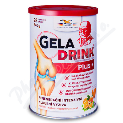 Levně Geladrink Plus pomeranč 340g