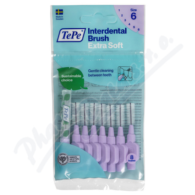 Levně TePe meziz.kart.ExtraSoft size 6 Fialov.8ks 122275