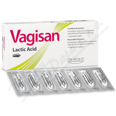 Levně Vagisan Lactic Acid 7 čípků