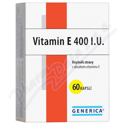 Levně Vitamin E 400 I.U. cps.60 Generica