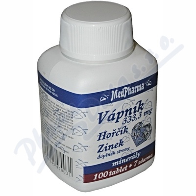 Levně MedPharma Vápník+hořčík+zinek tbl.107
