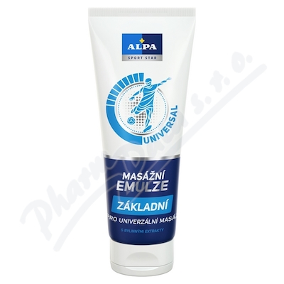 Levně Alpa masážní emulze základní+kreatin 210ml