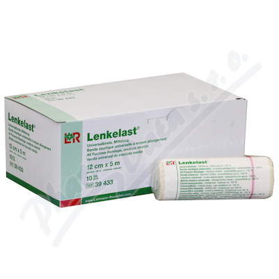 Levně Obin.elast.Lenkelast střední tah 12cmx5m 1ks