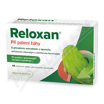 Levně Reloxan Mint žvýkací tbl.48