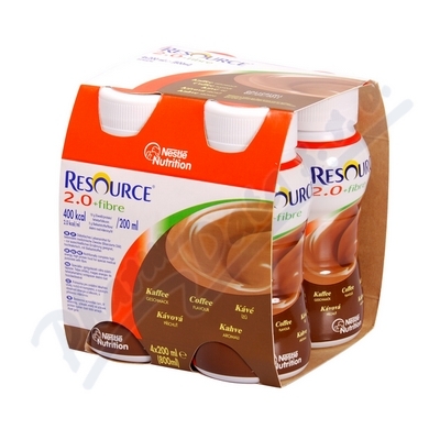 Levně Resource 2.0kcal Fibre Kávový por.sol.4x200ml