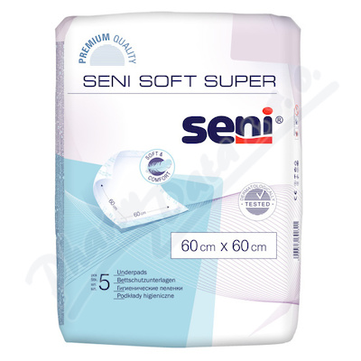 Levně Seni Soft Super podložky absorpční 60x60cm 5ks