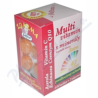 Levně MedPharma Multivitamín s minerály+extra C tbl.107