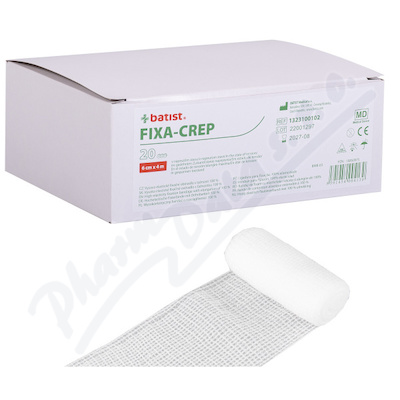 Levně Batist Fixa-Crep obinadlo fixační 6cmx4m 20ks