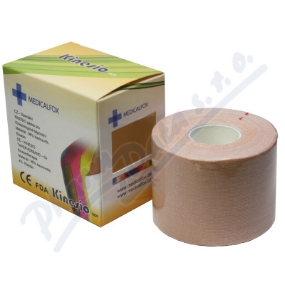 Levně FOX MUSCLE TAPE-kinezio tejp.páska tělová 5cmx5m