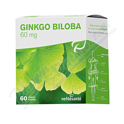 Levně nefdesanté Ginkgo Biloba 60mg cps.60