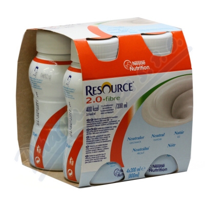 Levně Resource 2.0kcal Fibre Neutrální por.sol.4x200ml