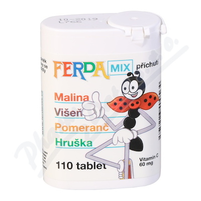 Levně C vitamin 60mg Ferda Mix 35g tbl.110