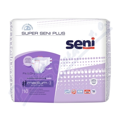 Levně Seni Super Plus Medium noční inkon.plen.kalh.10ks