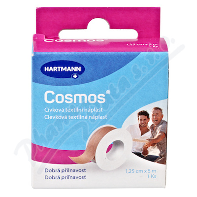 Levně COSMOS cívková pevná náplast 1.25cmx5m 1ks