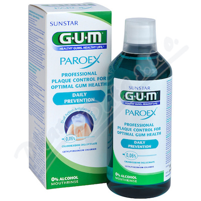 Levně GUM ústní voda Paroex (CHX 0.06%) 500ml G1702EME