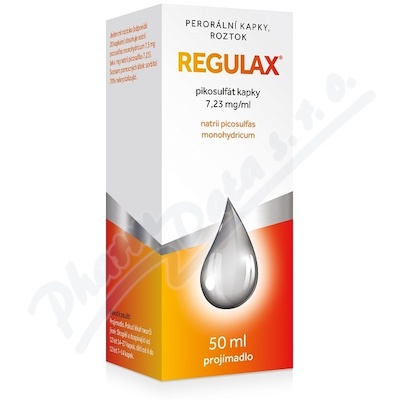 Levně Regulax Pikosulfát kapky 7.23mg/ml gtt.sol.1x50ml
