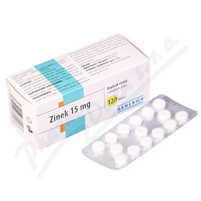 Levně Zinek 15 mg tbl.120 Generica
