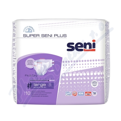 Levně Seni Super Plus Large inkon.plen.kalh.10ks