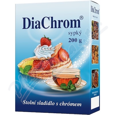 Levně DiaChrom sypký 200g nízkokalorické sladidlo