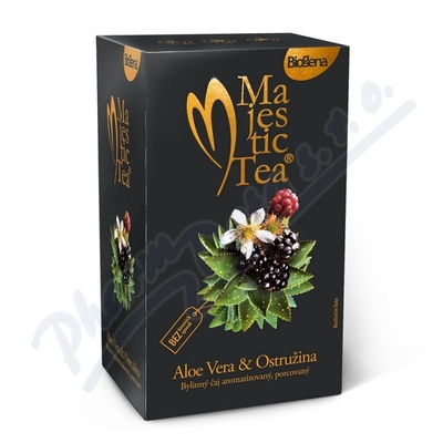 Levně Čaj Majestic Tea Aloe vera+Ostružina 20x2.5g