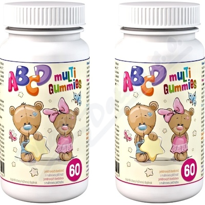 Levně ABCD Multi Gummies 2x60 pektinových bonbónů