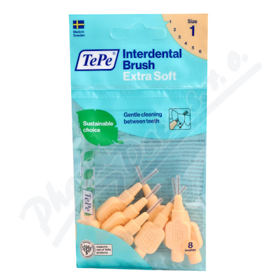 Levně TePe meziz.kart.ExtraSoft size 1 Sv.or.8ks 122225