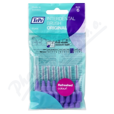 Levně TePe meziz.kartáčky Fialov.1.1mm size 6 8ks 113270