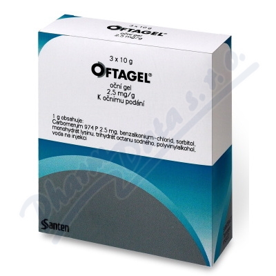 Levně Oftagel oph.gel 3x10g/25mg