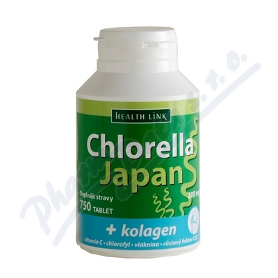 Levně Chlorella Japan + kolagen tbl.750